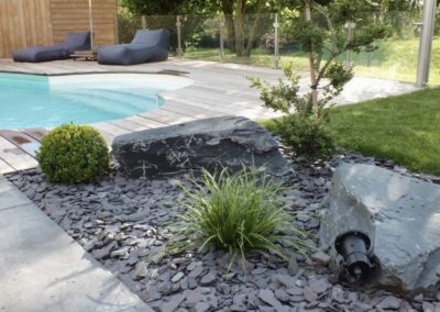 réalisation jardin piscine paysagiste à Thionville